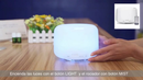 Umidificador de Ar Portátil 500ml com Difusor de Aromas, Luz LED 7 Cores e Controle Remoto