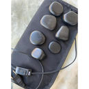 Kit 12 Pedras Quentes Vulcânicas Massagem + Bolsa Aquecedora Térmica 127v ou 220v