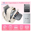 Mochilo de Viagem Multifuncional Feminina Impermeável Executiva Notebook Mochila Reforçada,Carregamento USB