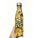 Garrafa Térmica em Aço Inox Estampada Floral 500ml | Mantém Quente e Frio | Fitness & Academia