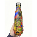 Garrafa Térmica em Aço Inox Estampada Floral 500ml | Mantém Quente e Frio | Fitness & Academia