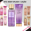 Kit 2 Perfumado Body Splash + Loção Hidratante Victoria's Secret Original , Creme de HIdratação, Perfume Corporal