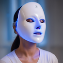 Máscara LED Facial 7 Cores para Fototerapia e Skincare Premium