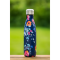 Garrafa Térmica em Aço Inox Estampada Floral 500ml | Mantém Quente e Frio | Fitness & Academia