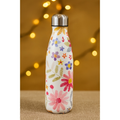 Garrafa Térmica em Aço Inox Estampada Floral 500ml | Mantém Quente e Frio | Fitness & Academia