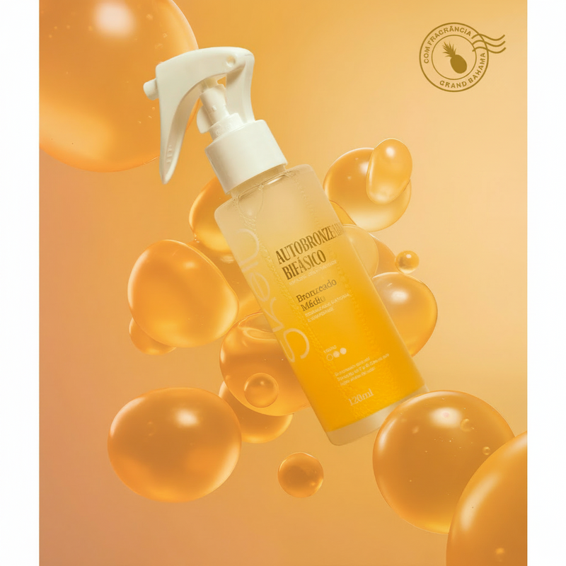 Autobronzeador Bifásico 120ml - Skelt