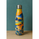 Garrafa Térmica Aço Inox Estampada Floral 500ml Academia Fitness