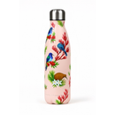 Garrafa Térmica em Aço Inox Estampada Floral 500ml | Mantém Quente e Frio | Fitness & Academia