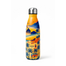 Garrafa Térmica em Aço Inox Estampada Floral 500ml | Mantém Quente e Frio | Fitness & Academia