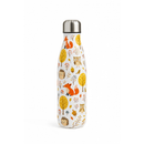 Garrafa Térmica em Aço Inox Estampada Floral 500ml | Mantém Quente e Frio | Fitness & Academia