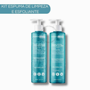 Kit Limpeza Facial Dermachem 2 em 1 | Espuma + Esfoliante 240ml