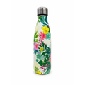 Garrafa Térmica em Aço Inox Estampada Floral 500ml | Mantém Quente e Frio | Fitness & Academia