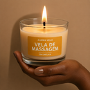 Vela de Massagem | Vela Hidratante | Vela Relaxante | Produto Vegano | Aromaterapia