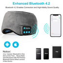 Tapa Olho Máscara Dormir Fone De Ouvido Bluetooth Confortável LEO