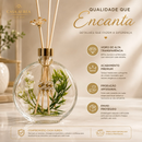 Aromatizador de Ambiente 500ml Difusor de Varetas Luxo Frasco de Vidro Decorativo para Lavabo e Sala