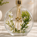 Aromatizador de Ambiente 500ml Difusor de Varetas Luxo Frasco de Vidro Decorativo para Lavabo e Sala