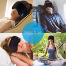 Tapa Olho Máscara Dormir Fone De Ouvido Bluetooth Confortável LEO