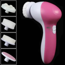 Escova Elétrica Limpeza Massageadora Facial Esfolia ção 5-em 1