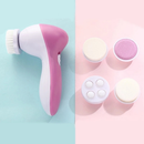 Escova Elétrica Limpeza Massageadora Facial Esfolia ção 5-em 1