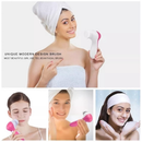 Escova Elétrica Limpeza Massageadora Facial Esfolia ção 5-em 1