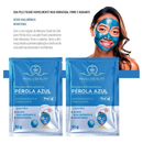 SACHÊ MÁSCARA FACIAL PEEL OFF LIMPEZA PROFUNDA E REVITALIZAÇÃO DA PELE 10G UNISSEX